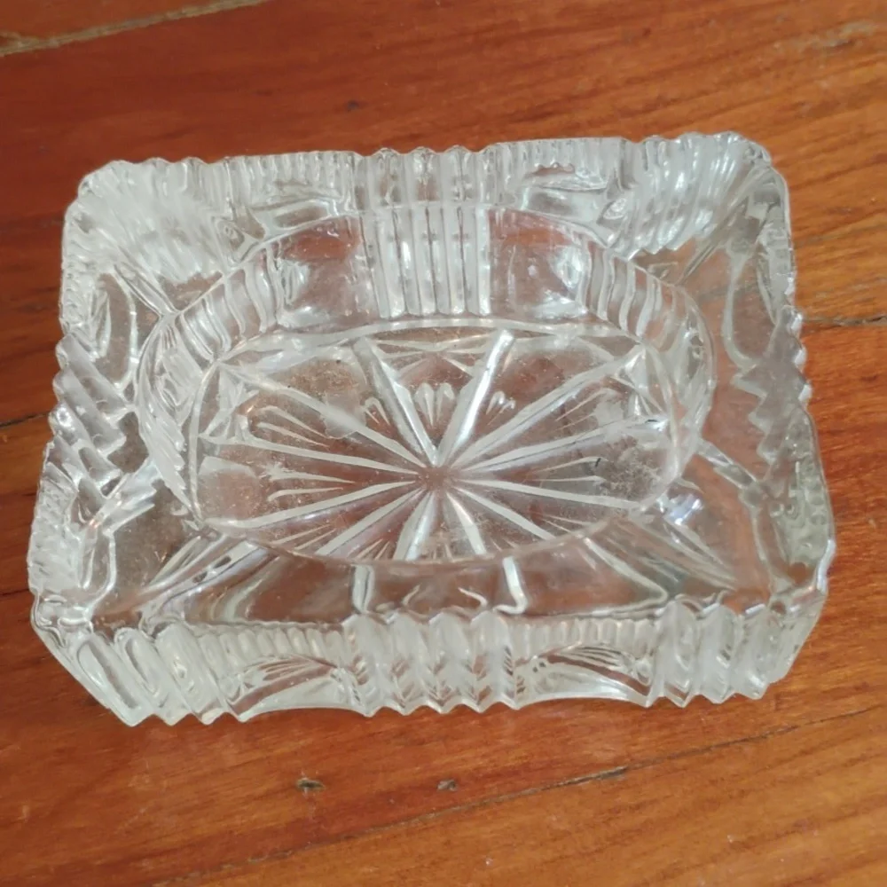 🚬  CRYSTAL ASHTRAY Vintage  EPLVC